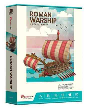3D пазл CubicFun Римський бойовий корабель (T4032h) Харьков