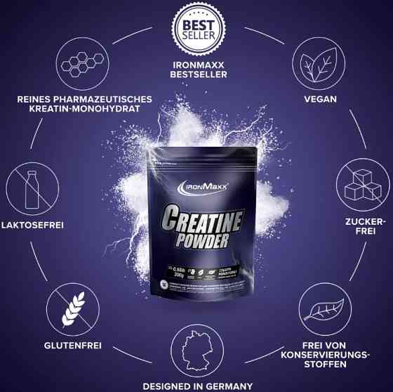 Креатин IronMaxx Creatine 500g (Pure) Луцьк