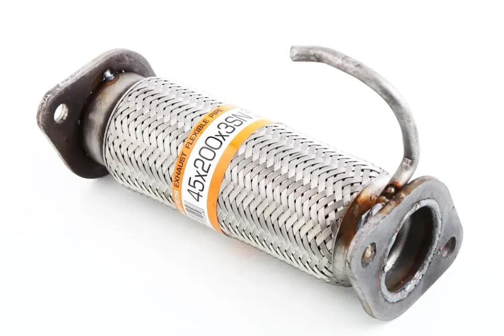 Гофра глушителя  Lanos 1.4 3-слойная EuroEx с фланцами и кронштейном (45*200) Винница - изображение 1
