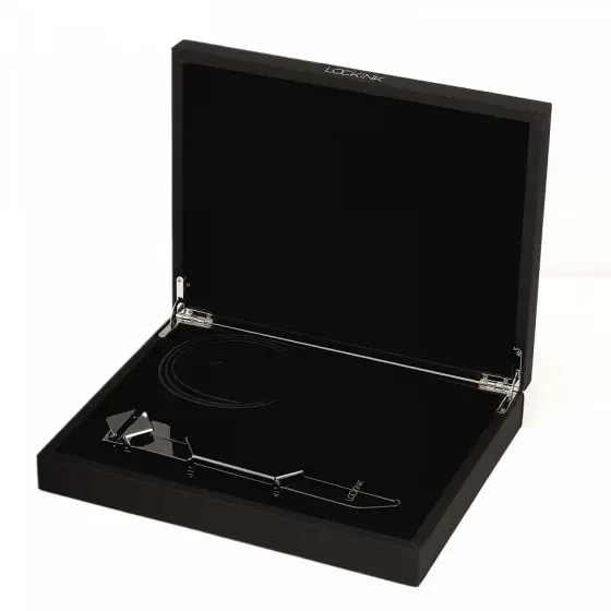 Регульована шльопалка LOCKINK Adjustable Slapper for Impact Play - Black Львів