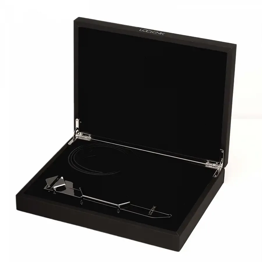 Регульована шльопалка LOCKINK Adjustable Slapper for Impact Play - Black Львів - фото 1