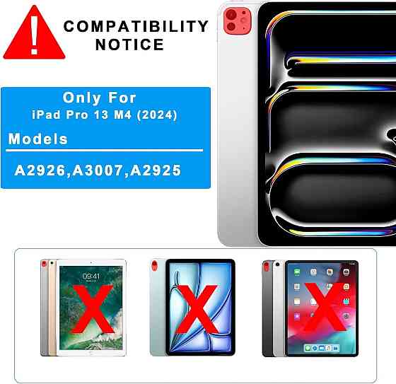 Чохол Клавіатура для iPad Pro 13 M4 2024 (модели A2926, A3007, A2925) Київ