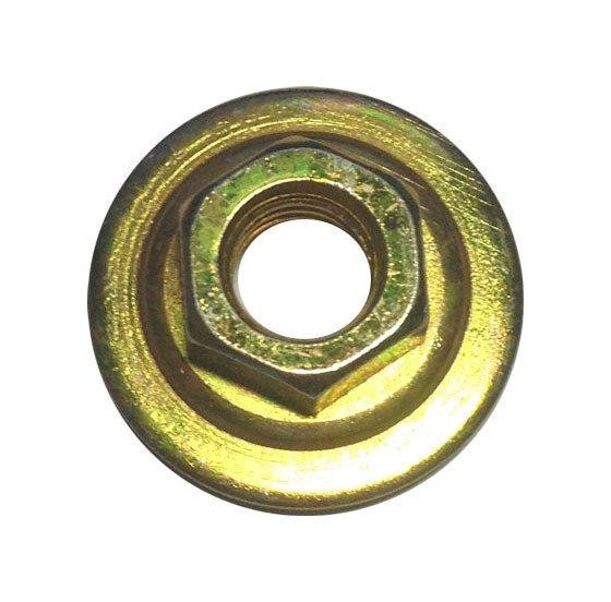 Плавающая гайка для углошлифовальной машинки (болгарки) желтая М14х2. Полтава - изображение 1