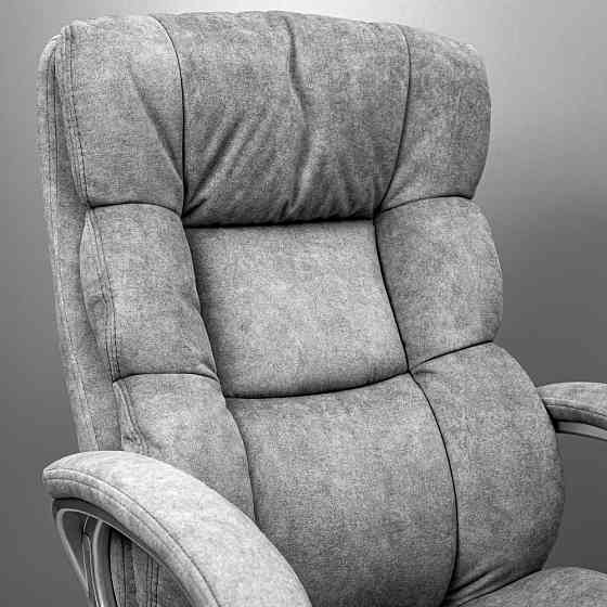 Офісне крісло керівника ManhattanDesign Хром AnyFix М-2 Gray (Прогумовані колеса) Днепр