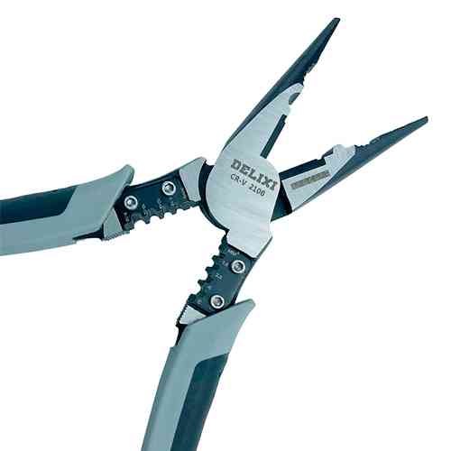 Плоскогубці комбіновані 7&quot; багатофункціональні 1.5-6мм2, 190 мм, Delixi Вінниця