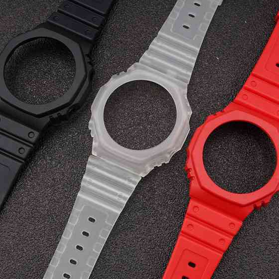 Ремешок + безель (рант) для Casio G-Shock GA-2100 Transl GD SBR Київ