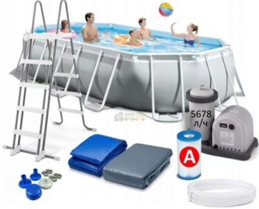 Intex 26796 каркасний басейн (503х274х122 см) Харків - фото 4