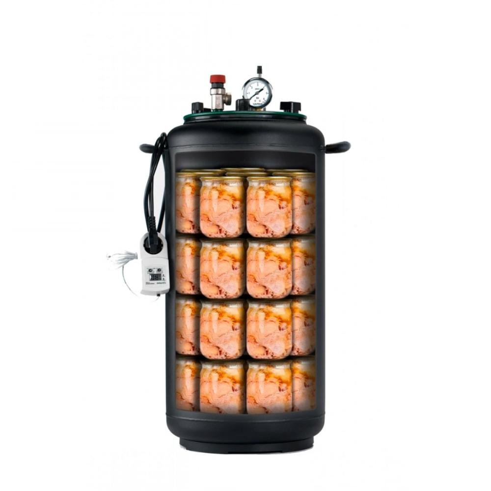 Автоклав побутовий УТех-32 electro, універсальний на 32 банки, електричний сталевий домашній Київ - фото 12