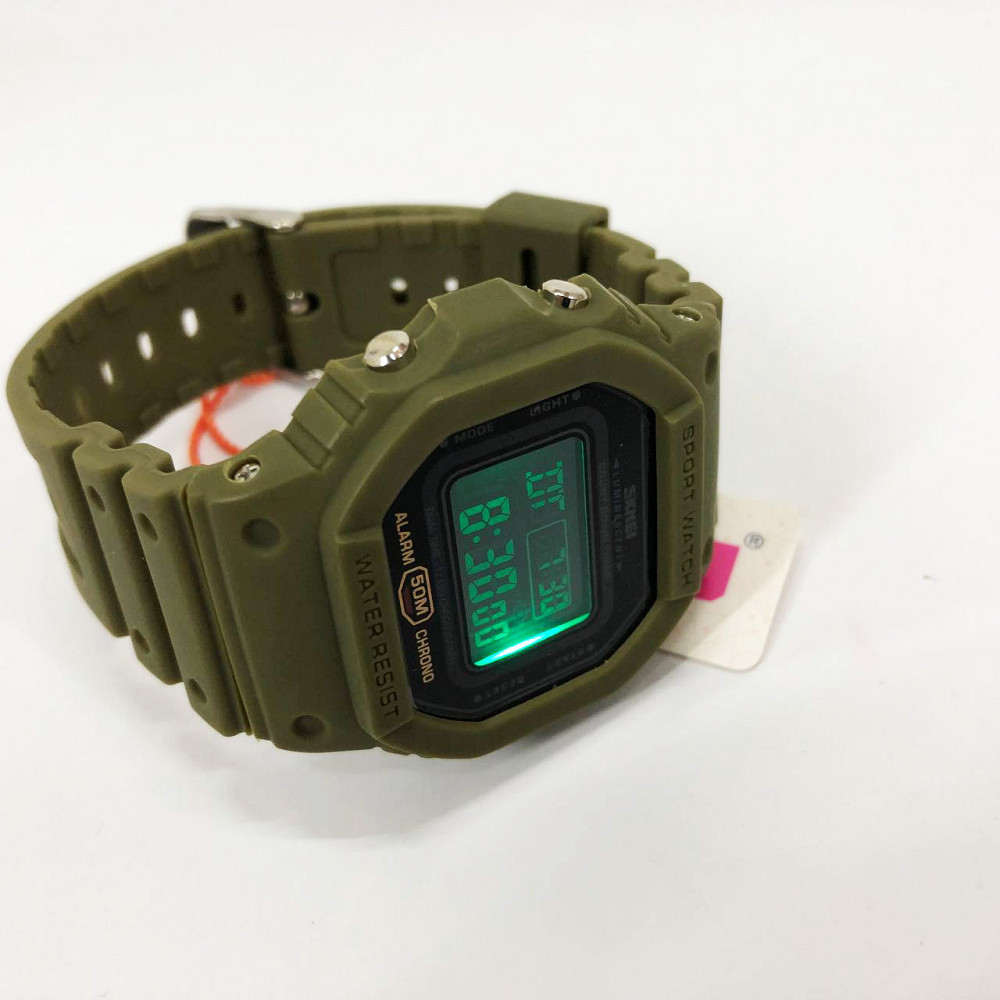 Захисні тактичні годинники SKMEI 1628AGBK, Годинники військові чоловічі спортивні спорт AE-25 Івано-Франківськ - фото 7