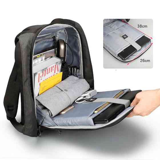 Рюкзак Tigernu 15.6" Чорний Київ