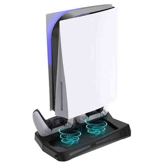 Вертикальна підставка для Sony PlayStation PS5 із відділенням під диски Київ