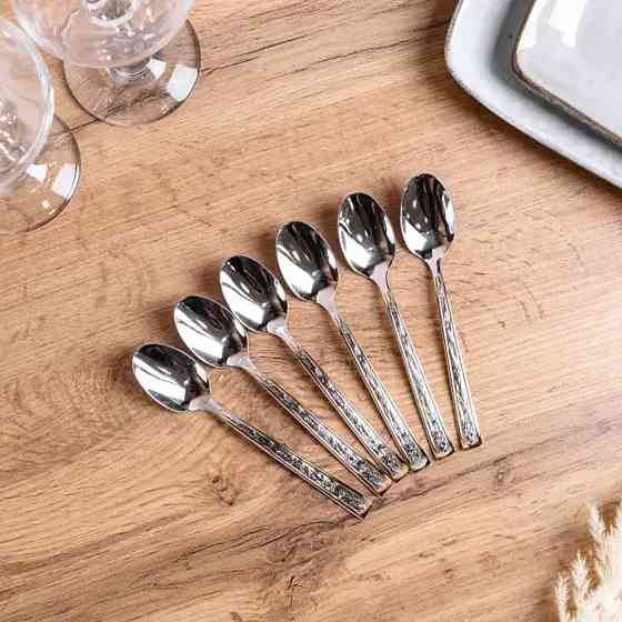TS Kitchen Набір столових чайних з нержавіючої сталі 6 штук столовий набір Київ