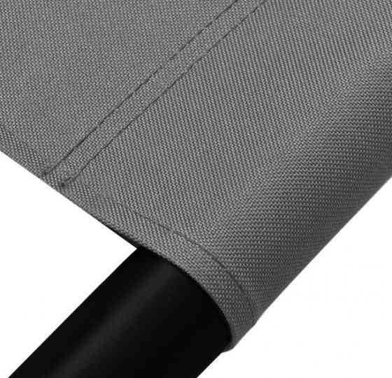 Лежак садовый с регулируемым навесом Aga MR4251, двухместный, серый Киев