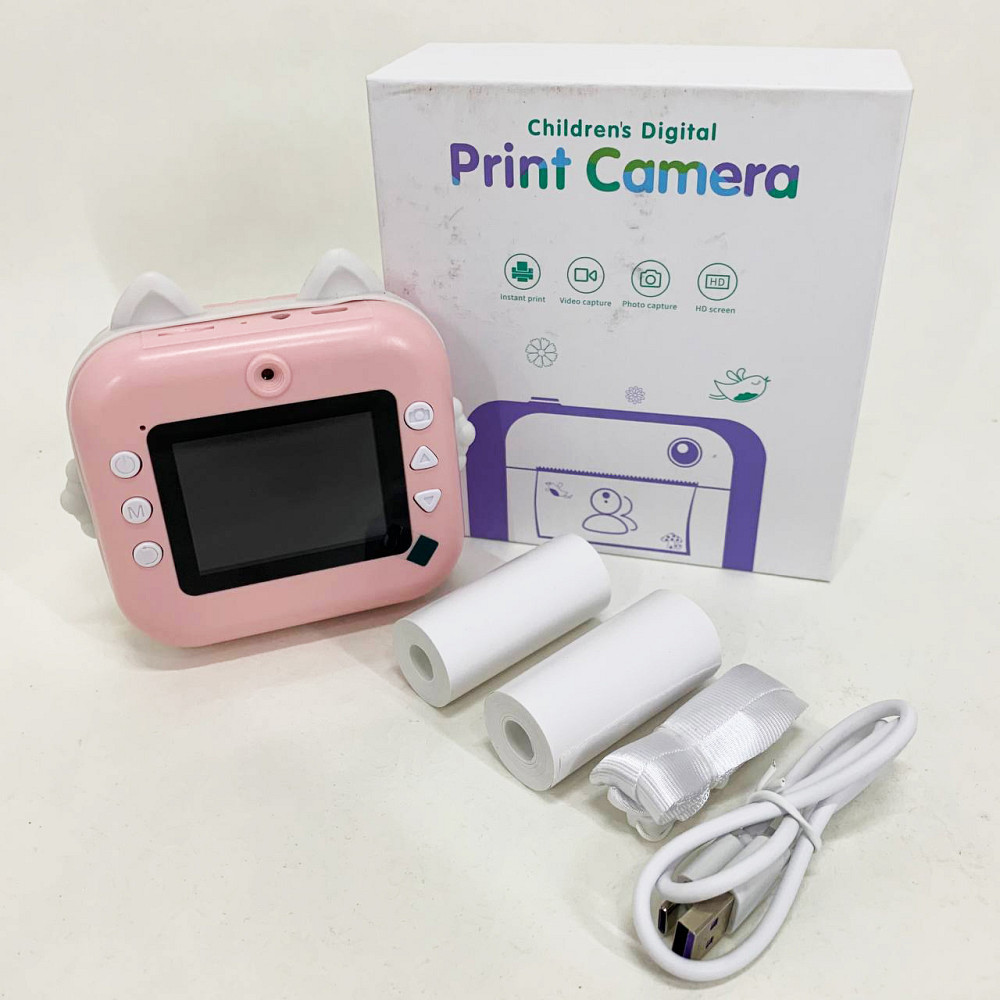 Творчий міні-принтер для дітей, Дитяча фотокамера моментального друку, Іграшковий дитячий фотоапарат YT-43 Львів - фото 10