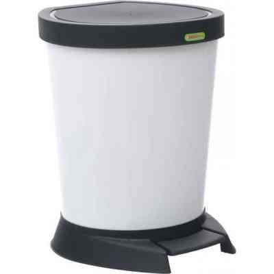 Контейнер для мусора Алеана С педалью Белый 18 л (алн 124066/білий) Винница