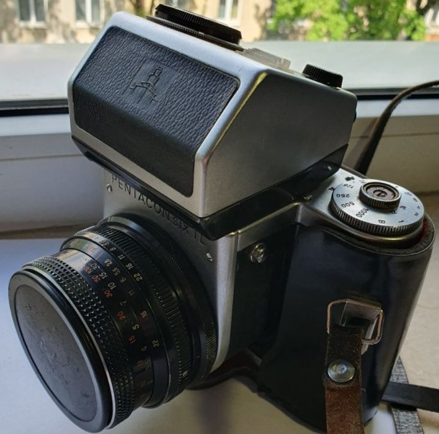 Середньоформатний плівковий фотоапарат Pentacon Six TL з об'єктивом Carl Zeiss Jena DDR Biometar 2.8/80 Харьков - изображение 5