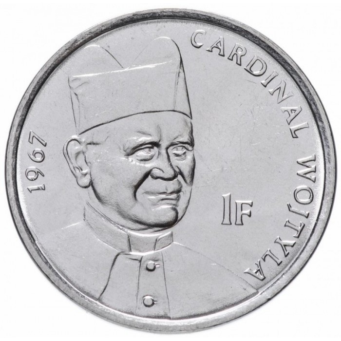 Congo Конго 1 франк 2004 UNC Полтава - изображение 1