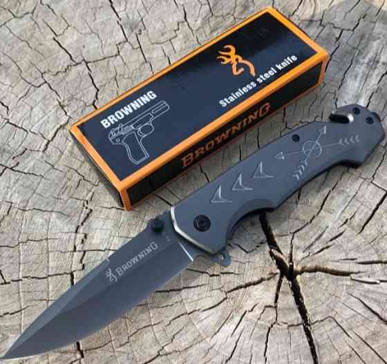 Нож складной : Browning выкидной туристический карманный нож Флиппер. Киев