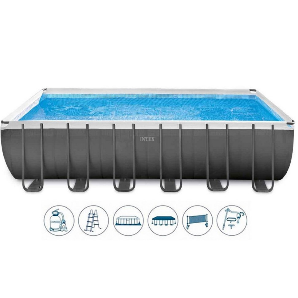 Бассейн каркасный Intex 26368 (732-366-132см), 31805 л Винница - изображение 2