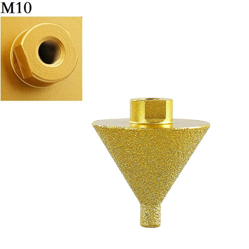 Фреза алмазная конусная 9-38мм M10 по керамике граните для дрели Вінниця - фото 1