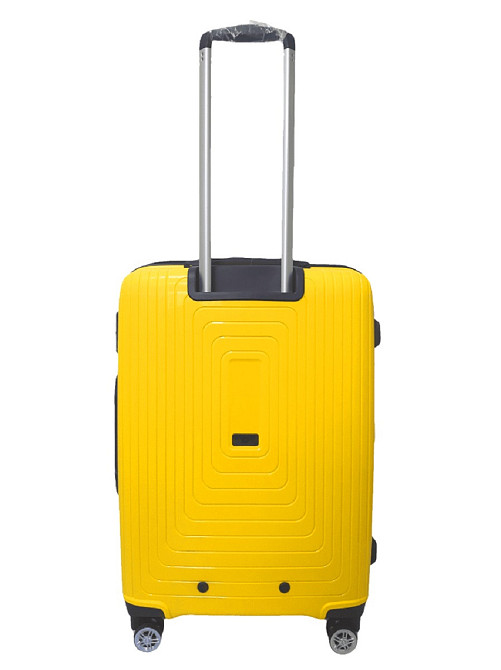Чемодан пластиковый AIRTEX 241 средний 68 см желтый Киев - изображение 5