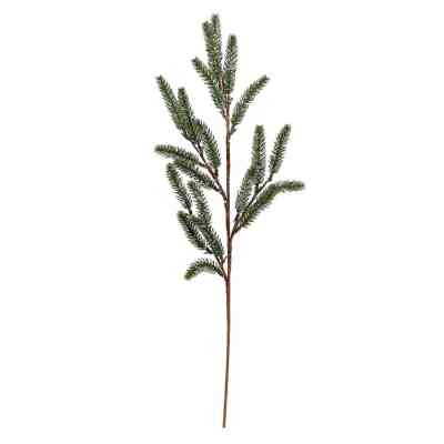 Декоративна гілка YES! Fun хвойна з крижаними кристалами, 70 см (973962) Вінниця