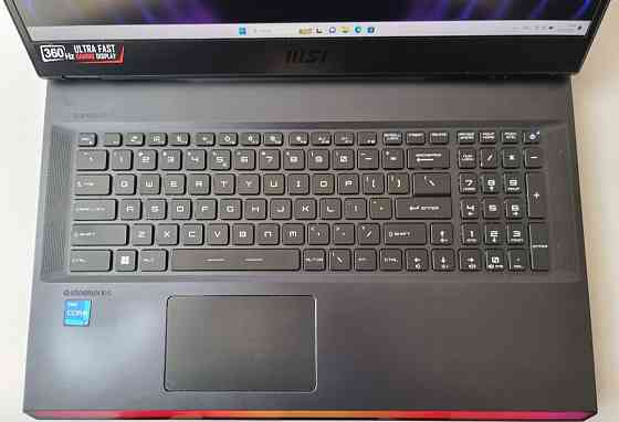 MSI RAIDER GE76 17 11800H/RTX3080 16Gb/RAM 32Gb/SSD1TB/360Hz.Ноутбук Київ