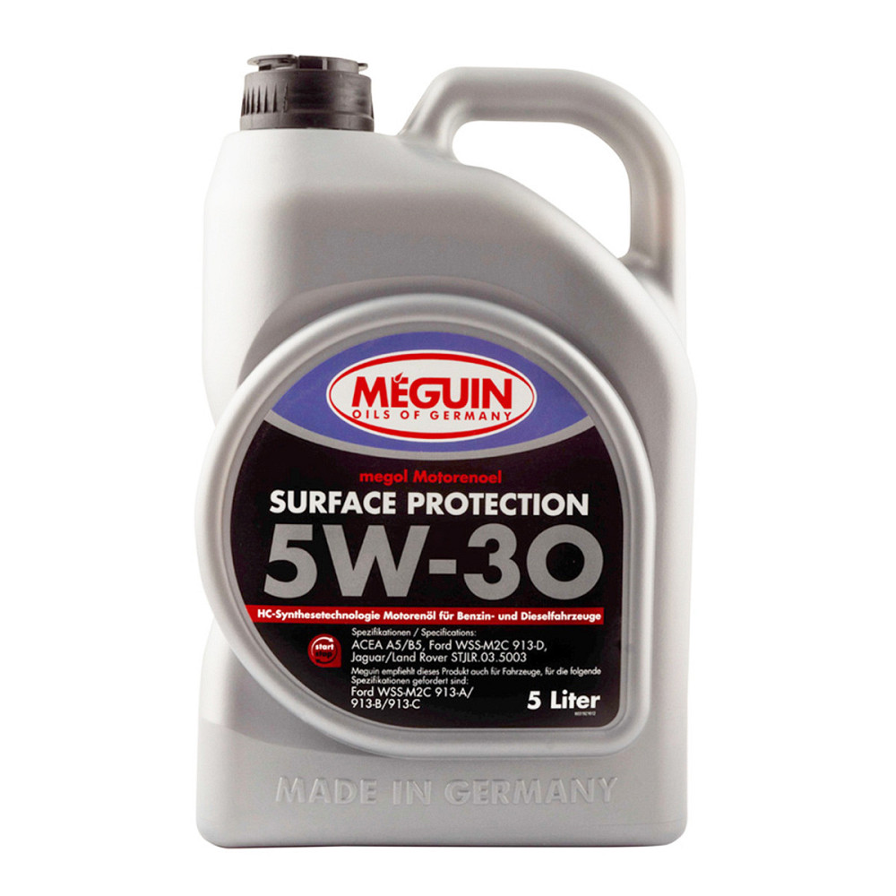 MEGUIN SURFACE PROTECTION SAE 5W-30 5 л — синтетична моторна олива для сучасних бензинових і дизельних двигунів, захист від зношув Ковель - фото 1