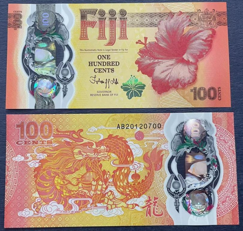 Фіджі Фиджи 100 центів 2023р UNC Р-125 полімер Полтава - изображение 1