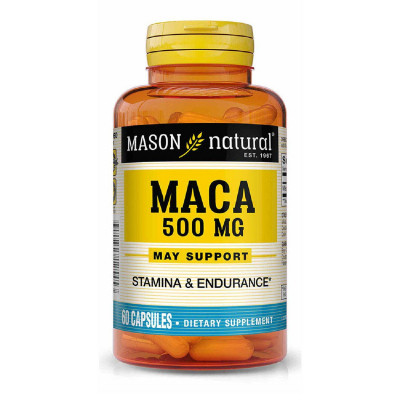 Трави Mason Natural Мака 500мг, Maca, 60 капсул (MAV-12545) Вінниця - фото 1