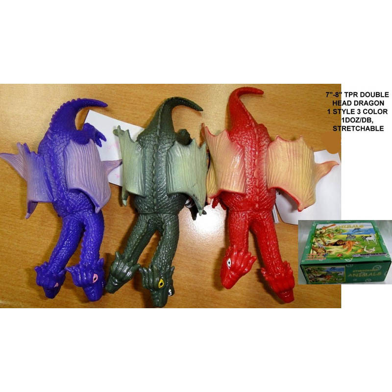 Дракон Гонконг A032P двоголовий тягнучка 7-8'' 3кол.18шт.в кор./12/216/, шт Киев - изображение 1