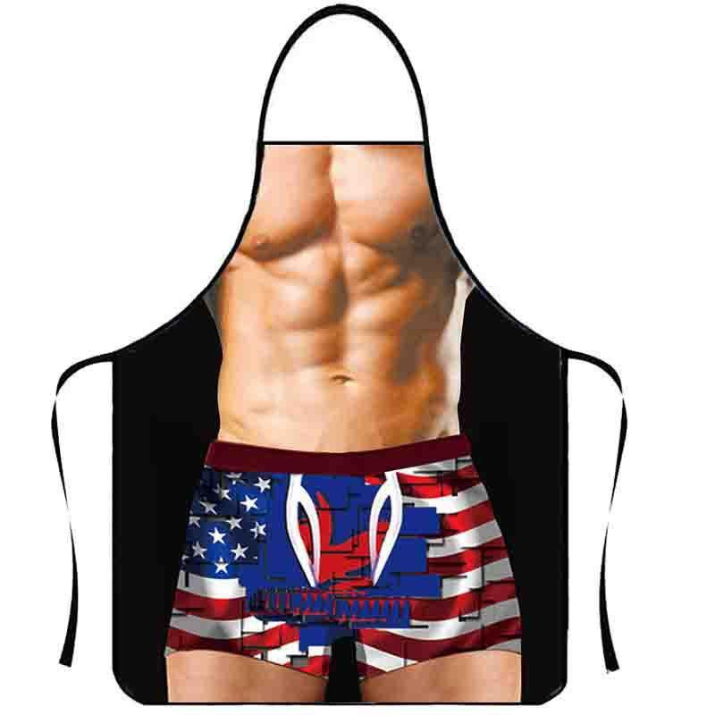 Чоловічий фартух з приколом 73 на 57 см різнобарвний Київ - фото 1