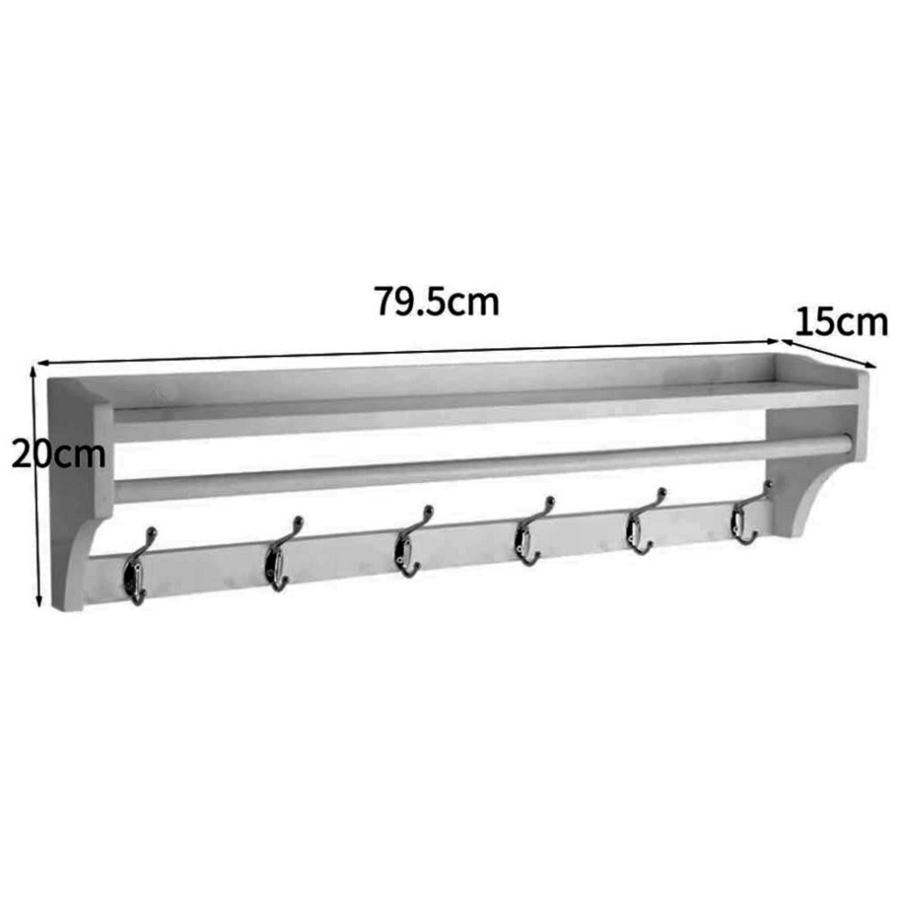 Вішалка для одягу "Гамільтон 6" капучино Миколаїв - фото 2
