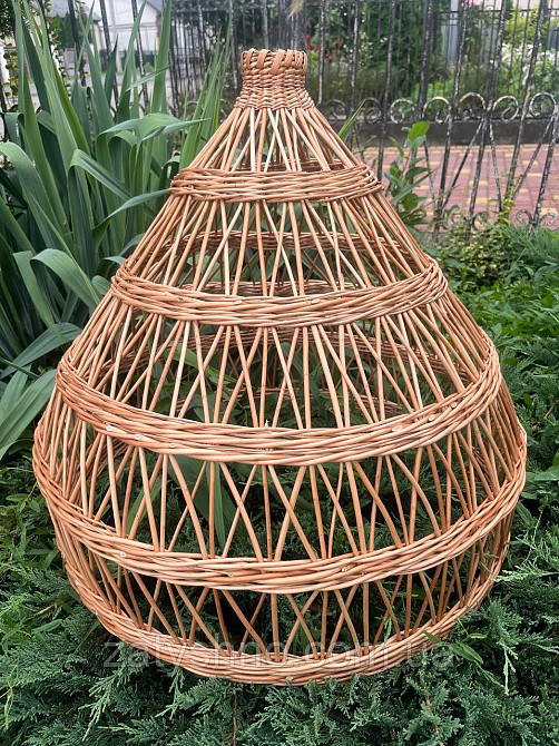 Люстра плетена кавова Київ - фото 9