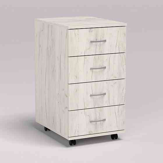 Тумба офисная ТМ-1, Дуб Крафт Білий, 400/520/750 Львов