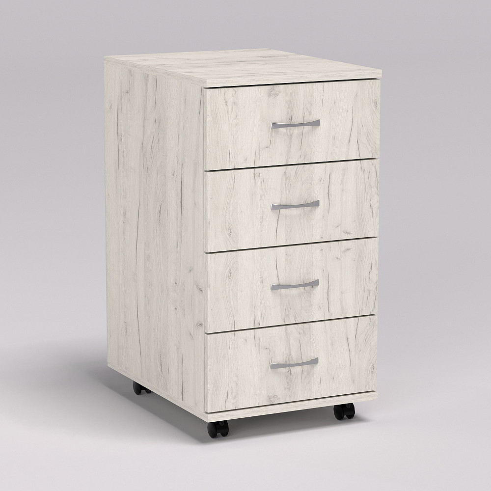 Тумба офисная ТМ-1, Дуб Крафт Білий, 400/520/750 Львов - изображение 2