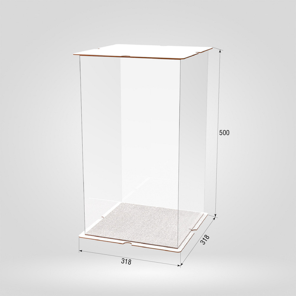 Коробка для тортів, квітів та подарунків EKOSTAR 290х290х500 Київ - фото 2