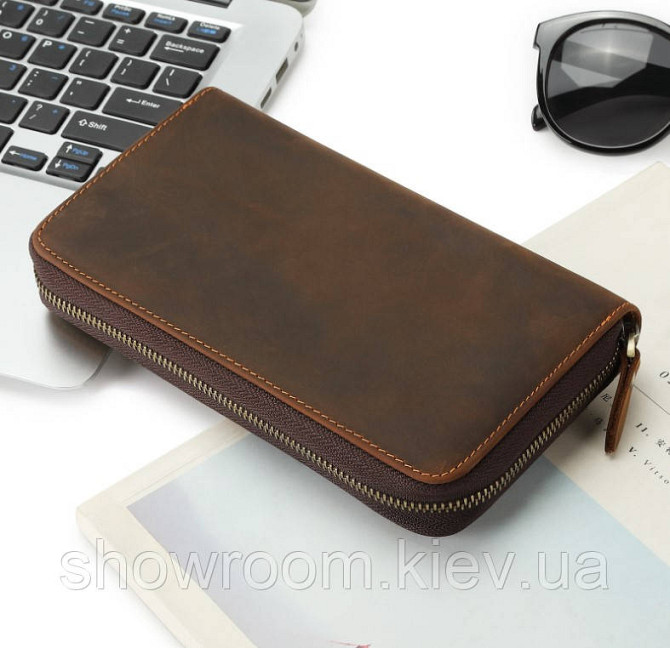 Мужской кожаный клатч Wild Leather (2122) Киев - изображение 5