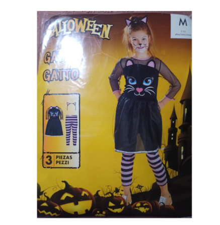 Костюм для Хелловін для дівчинки Котик М різнобарвний Київ