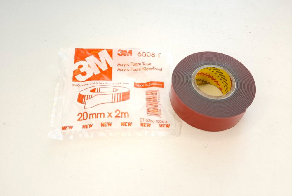 Скотч двосторонній 3M 6008F 20мм*2м*0,8мм Винница - изображение 1