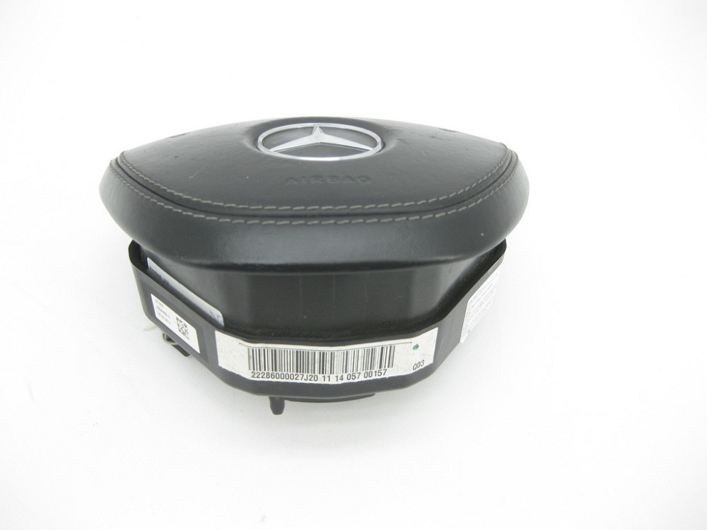 Mercedes-Benz  A2228600002 7J20 Подушка в кермо темно-сіра в шкірі S-Class W222 Одеса - фото 5