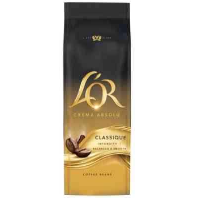 Кофе L'OR Crema Absolute Classic в зернах 500 г (8711000369852) Винница