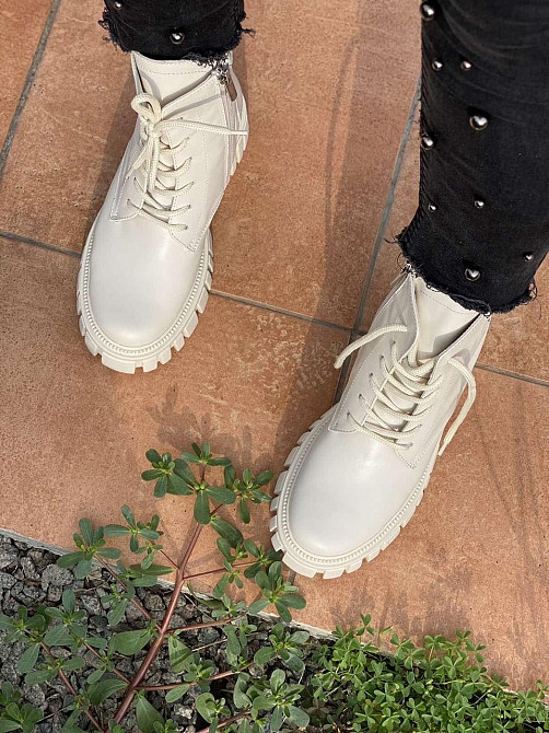 Без бренда Черевики жіночі M.KRAFT 21-153 бежеві (зима, шкіра натуральна) (4837) 38 Коломыя - изображение 4