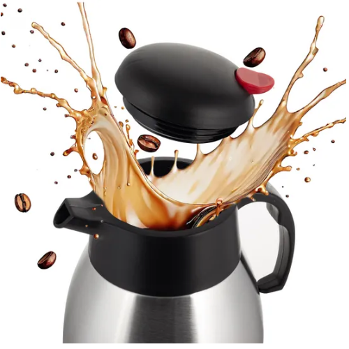 Термос "конференція" 1500мл з пластик.кришкою нержавіюча сталь Конференція KAMILLE 2216 Житомир - фото 8