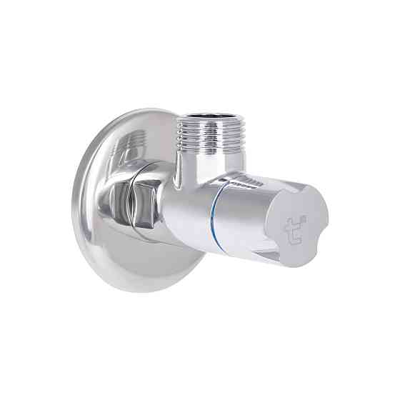 Кран кутовий Thermo Alliance Standart (ручка кругла) з керам.буксою 1/2"Н х 1/2"Н SF342W1515 Київ