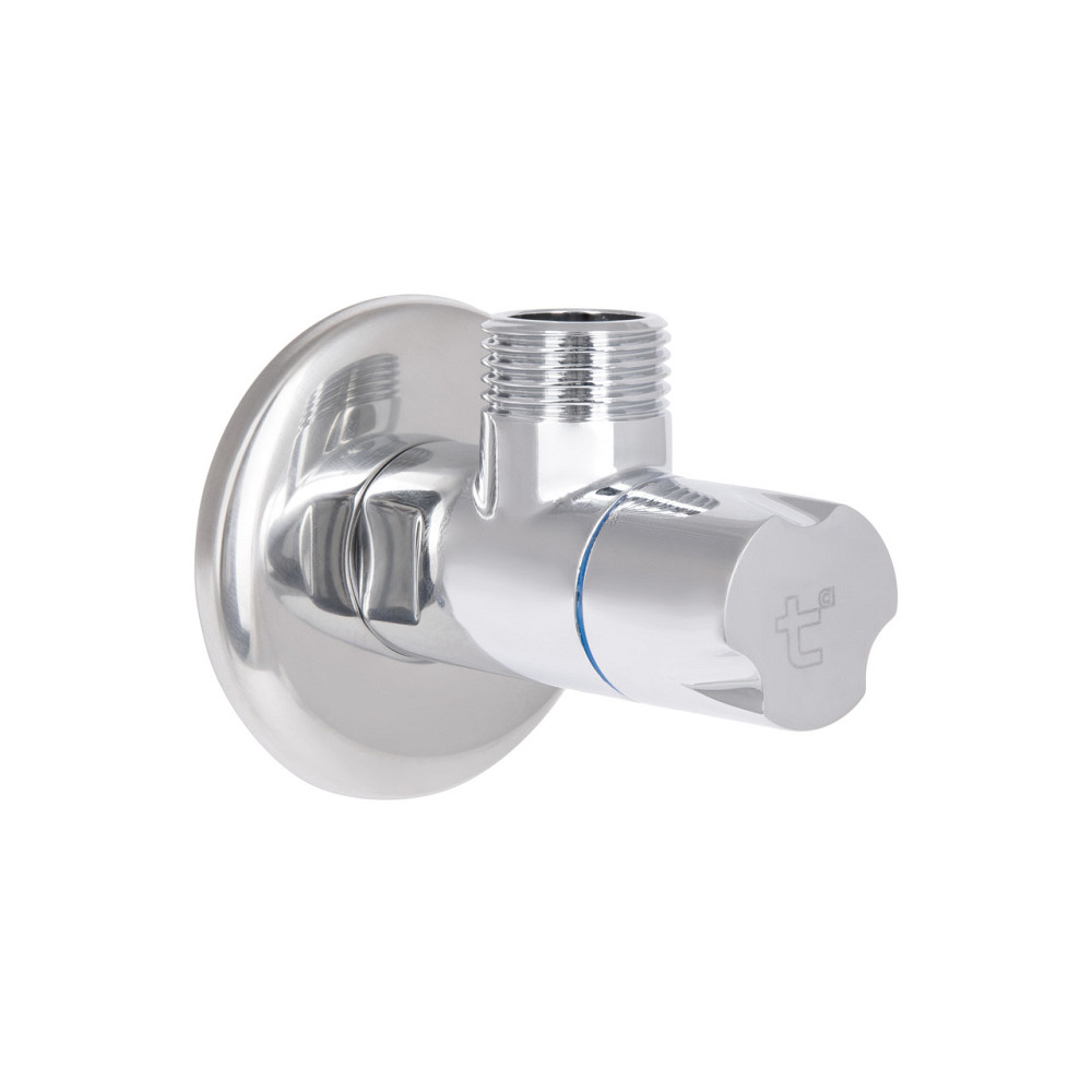 Кран кутовий Thermo Alliance Standart (ручка кругла) з керам.буксою 1/2"Н х 1/2"Н SF342W1515 Київ - фото 6