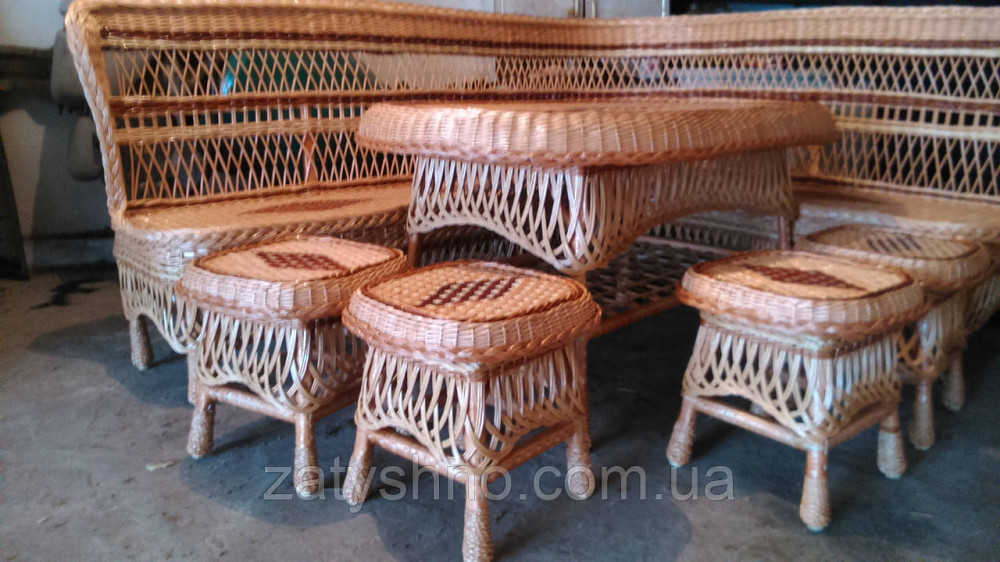 Плетеный уголок из лозы для дачи и сада Киев - изображение 3