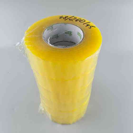 Скотч упаковочный прозрачный 45мк 48мм 260метров 