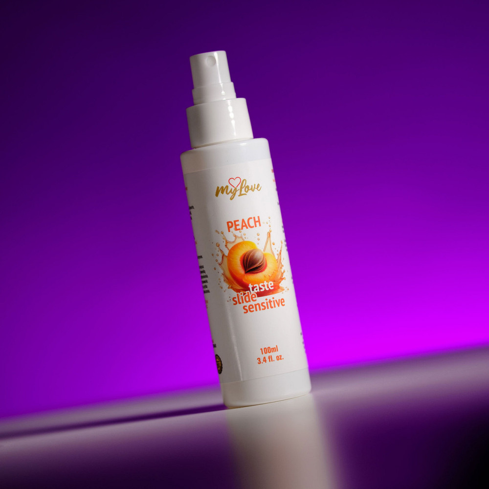 Інтимний гель-лубрикант - MyLove Taste Slide Sensitive Peach, 100 мл Sex Aura Київ - фото 4