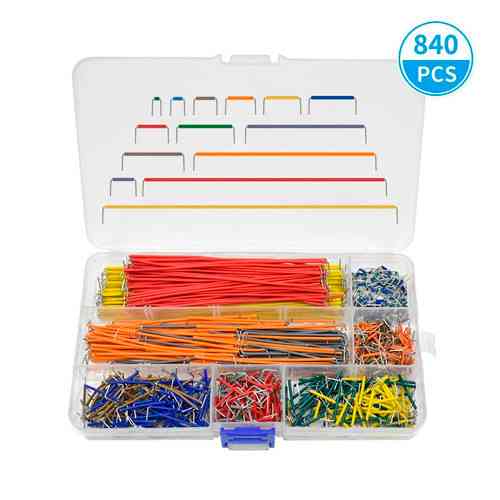 Набір з’єднувальних джамперів 840шт дроти для макетних плат breadboard Arduino Київ